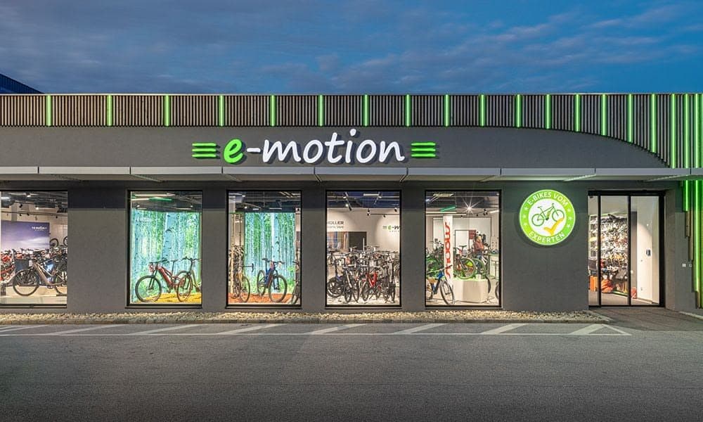e-motion e-Bike Welt Wien Nord Außenansicht