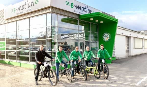 e-motion e-Bike Welt Wien Außenansicht