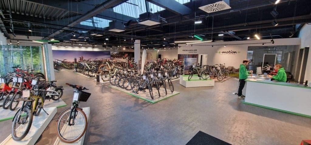 Dreiräder im e-motion Shop